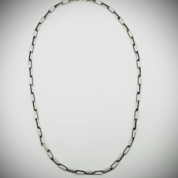 Jewelry - Sterling Silver Paperclip Chain — 20", 10g